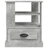 Side Table Concrete Grey 50x50x60 cm Engineered Wood 816412
