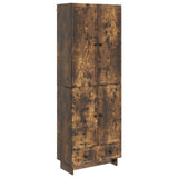 Cabinet Set 2 pcs Smoked Oak 66 x 34.5 x 95 cm Engineered Wood 3416354