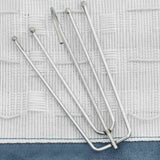 Linen-Look Blackout Curtains with Hooks 2 pcs Blue 140x245 cm 321182