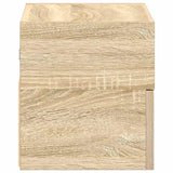 Wall-mounted Bedside Cabinets 2 pcs Sonoma Oak 45x26x28.5 cm 858601
