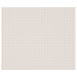 Weighted Blanket Light Cream 220x260 cm 15 kg Fabric 350767