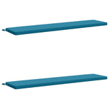 2-Piece Bench Cushions SOEST 2 pcs 100% Polyester Light Blue 949181