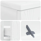 Bathroom Sink Cabinet DELFT High Gloss White 82 x 41x 59 cm 897019