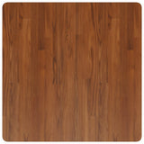 Square Table Top Dark Brown 80x80x2.5cm Treated Solid Wood Oak 343046