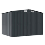 Garden Storage Shed Anthracite Steel 257x205x178 cm 47030