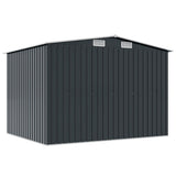 Garden Storage Shed Anthracite Steel 257x205x178 cm 47030