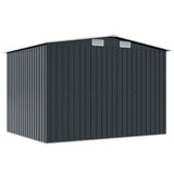Garden Storage Shed Anthracite Steel 257x205x178 cm 47030