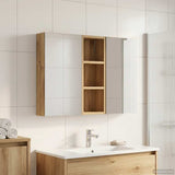 Bathroom Cabinet Set 3 pcs 80 x 10.5 x 50 cm Engineered wood 3403655