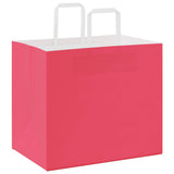 Paper Bags 250 pcs with Handles Pink 32x22x28 cm 4101904