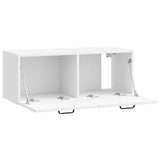 Wall-Mounted TV Cabinet High Gloss White 78.5 x 31 x 30 cm 899399