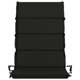6-Piece High Back Bhair Cushions GEMERT 100% Polyester Black 946058