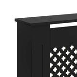 Radiator Cover Black 152x19x81.5 cm MDF 288195