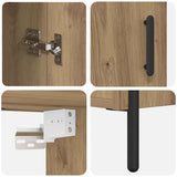 Highboard 2 pcs Artisan Oak Engineered Wood 3415894