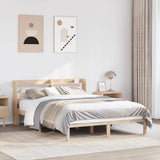 Bed Frame without Mattress 120x190 cm Small Double Solid Wood Pine 3306529