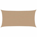 311400 Sunshade Sail 160 g/m Taupe 2,5x4,5 m HDPE