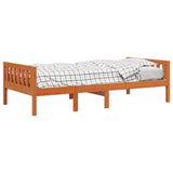 Children's Bed without Mattress Wax Brown 90x200 cm Solid Wood Pine 855029