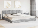 Bed Frame with Storage and Headboard 3 pcs Engineered Wood 3414358