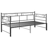 Sofa Bed Frame Black Powder-Coated Metal Pull-Out Sofa Bed Frame 324770