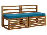 2-Piece Bench Cushions SOEST 2 pcs 100% Polyester Light Blue 949645
