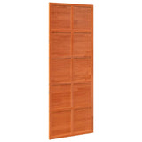Barn Door Wax brown 80 x 208 cm Solid Pine Wood 860858