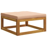Sofa Set 8 pcs Natural Solid Acacia Wood 3417291