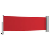 Patio Retractable Side Awning 80x300 cm Red 48363