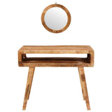 Dressing Table Brown 90 x 76 x 45 cm Solid Mango Wood 4104565