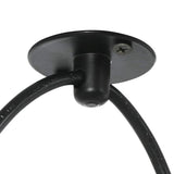 Pendant Lamp with 6 Lamp Holders E27 Black Metal 4103455