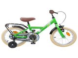 Kids Bike 14 Inches for 3-5 Years Old Green 42009502