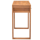 Desk with 2 Drawers 100x40x75 cm Teak Wood 325270