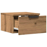 Wall-mounted Bedside Cabinet Artisan Oak 34x30x20 cm 856981