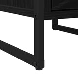 Bedside Table Black Oak 39.5 x 30 x 50 cm Engineered Wood 886654