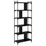 Bookcase Black oak 76 x 32 x 192 cm Engineered wood 882171