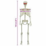 Halloween Skeleton White 155 x 38.5 cm Polypropylene 42020048
