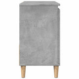 Sink Cabinet Concrete Grey 65x33x60 cm Engineered Wood 857119