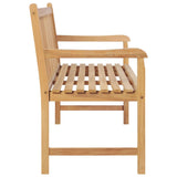 Garden Bench Natural Teak Solid Teak Wood Medium Durable 316622