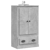 Highboard Concrete Grey 60x35.5x103.5 cm Engineered Wood 816300