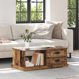 Coffee Table Old Wood 90 x 50 x 35 cm Engineered Wood 881361