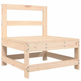 Garden Lounge Set Natural Wood Solid Pine Wood 6 Piece Modular 3186466