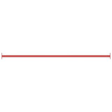 Turning Bar 125 cm Steel Red 93198