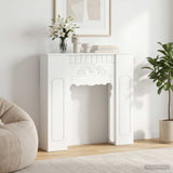 Fireplace Surround White 93 x 20 x 89 cm Engineered Wood 8006624
