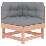 Corner Sofas with Cushions 2 pcs Solid Wood Douglas 825455