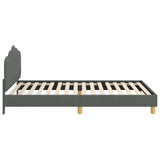 Children's Bed Frame with Headboard Dark Grey 80 x 200 cm 42011050