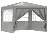 Party Tent Light Grey 200 x 200 x 240 cm PE and Steel 42032995
