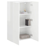 TV Wall Cabinet High Gloss White 59.5 x 31 x 100 cm 892373