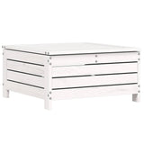 8 Piece Garden Sofa Set White Solid Wood Pine 3250605
