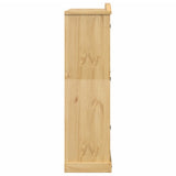 Wardrobe "Corona" 151,5x52x186 cm Solid Wood Pine 4012160