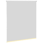 ZNTS Roller Blind Blackout Yellow 125x150 cm Fabric Width 121.6 cm Polyester 4012043