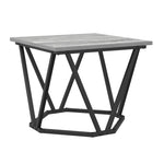 ZNTS Side Tables 3 pcs Grey Sonoma Engineered Wood 868282