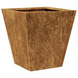 ZNTS Garden Planters 2 pcs 30x30x30 cm Weathering Steel 851051